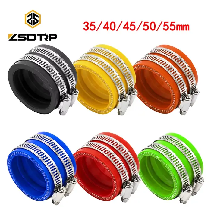 ZSDTRP 35 40 45 50 55mm carburateur de moto adaptateur en caoutchouc tuyau d'admission pour MIKUNI K