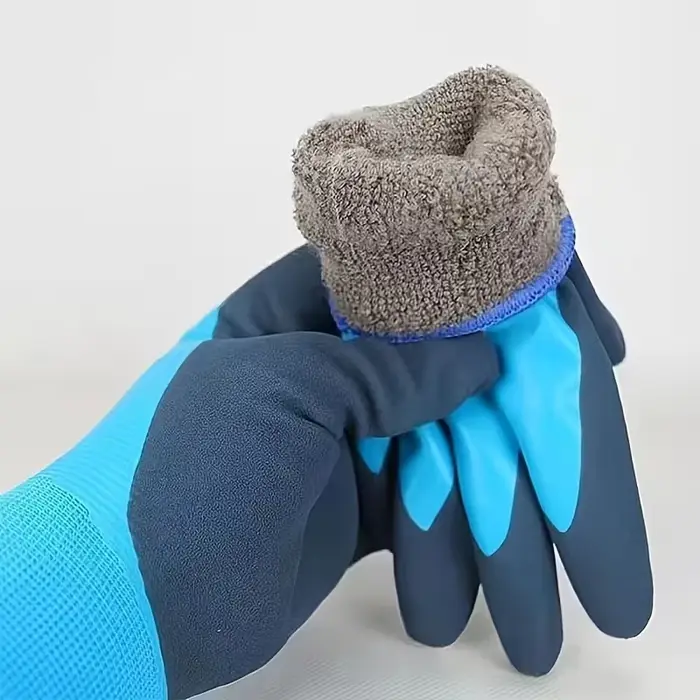 Gants mécaniques imperméables et chauds pour l'hiver, adaptés aux conditions climatiques froides, ré