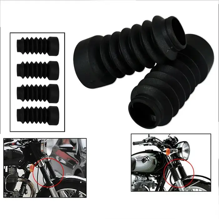 Guêtres de fourche avant en caoutchouc, accessoires de moto, couvercle anti-poussière, bottes pour m