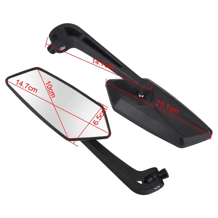 Accessoires universels de moto réglables pour rétroviseurs latéraux