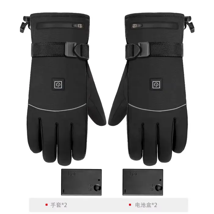 Gants électriques imperméables pour écran tactile, gants d'équitation, course de vélo de route, ski,