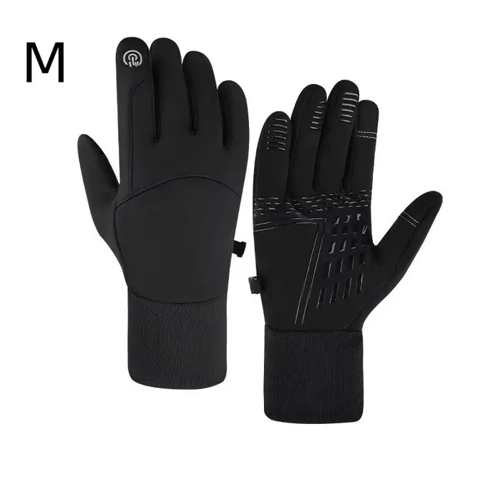 Gants d'hiver thermiques imperméables pour hommes et femmes, essentiels par temps froid avec doigt p