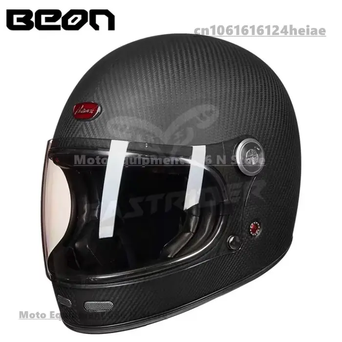 BEON casque intégral léger en fibre de verre pour hommes femmes