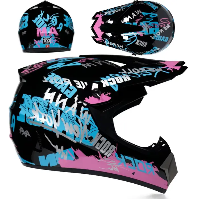 Casque de moto enfants casque tout-terrain vélo descente AM DH casque croisé capacete motocross casc