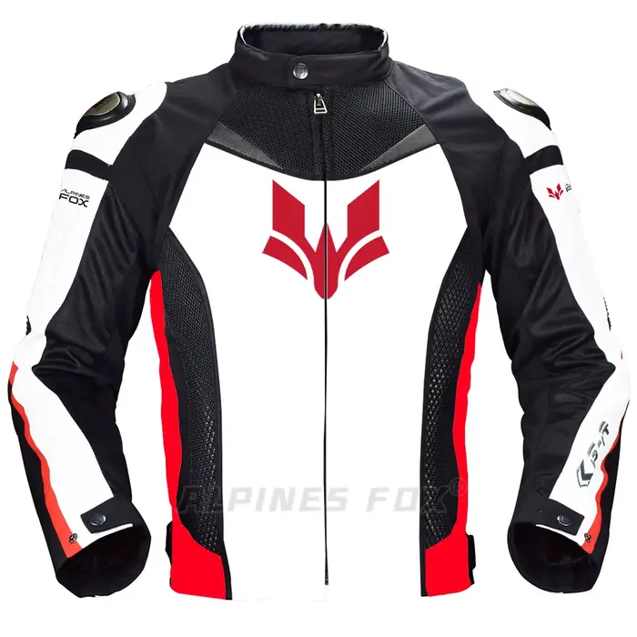 Veste de moto en maille pour hommes