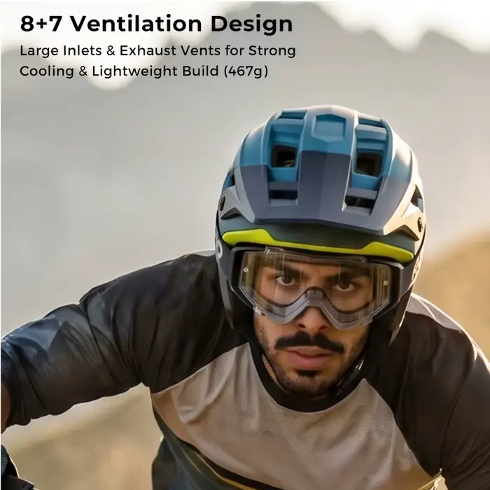 Casque de moto de montagne robuste
