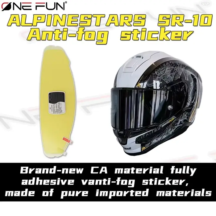 Visière Anti-buée pour casque de moto SR10