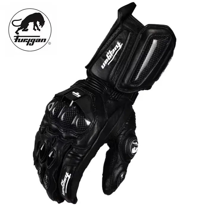 Furygan-Gants AFS 10 en fibre de carbone et cuir pour moto