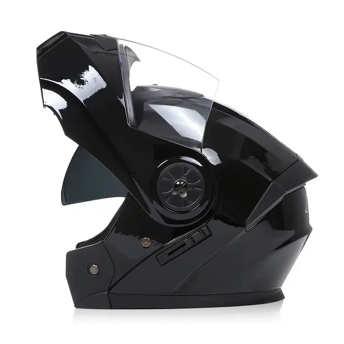 D'expériences de moto modulaires personnalisés pour hommes et femmes, casque de moto intégral, lenti