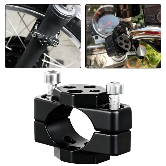 Support de fixation pour guidon de moto 22-32mm