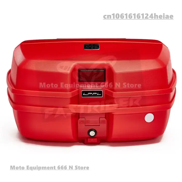 Boîte supérieure de moto 45l, rangement universel, 2 casques, boîte arrière de moto avec 2 clés, boî