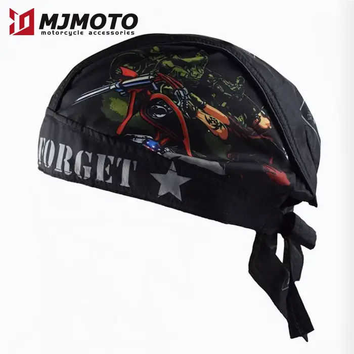 Cagoule de casque de moto rétro d'été