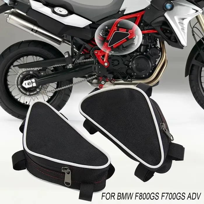 Pour BMW F800GS F700GS F 800 700 GS cadre de moto sac latéral pare-chocs Crash Bar sacs Mini outils de réparation Packs accessoires sacoches