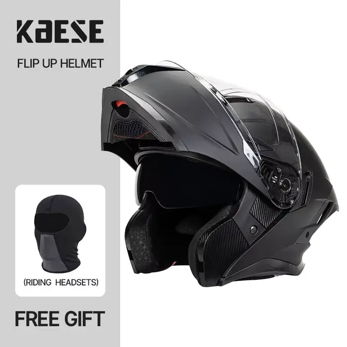 Casque de Moto intégral de conception personnalisée casques rabattables à double lentille casques mo