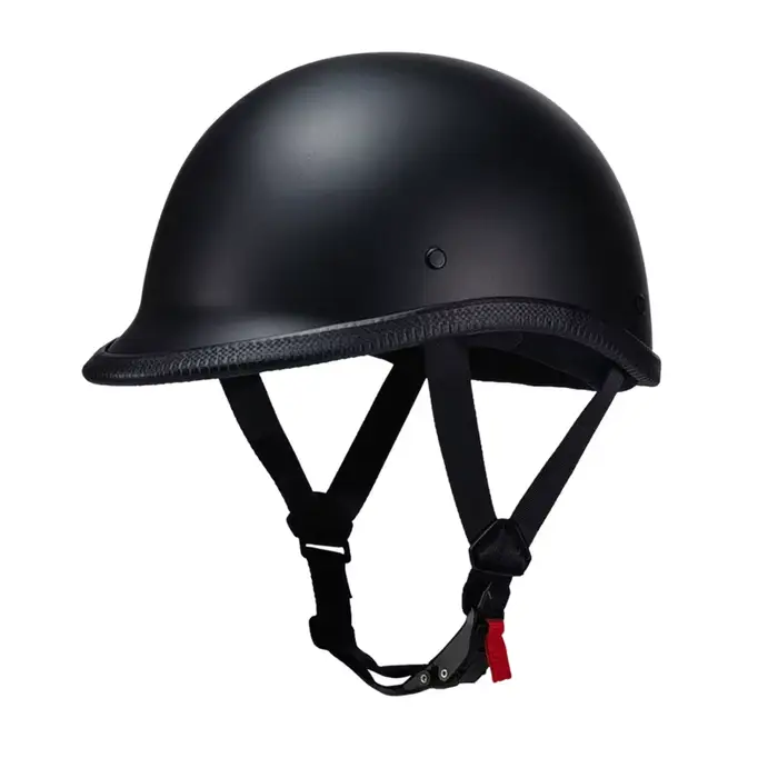 Casques demi-coques classiques rétro pour moto, casque ouvert, casque type bonnet, petits casques po