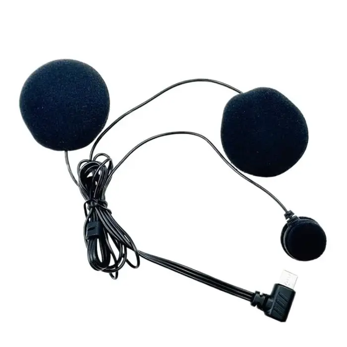 Micro souple pour casque de moto avec technologie de réduction du bruit HD, prise type-c pour Blueto