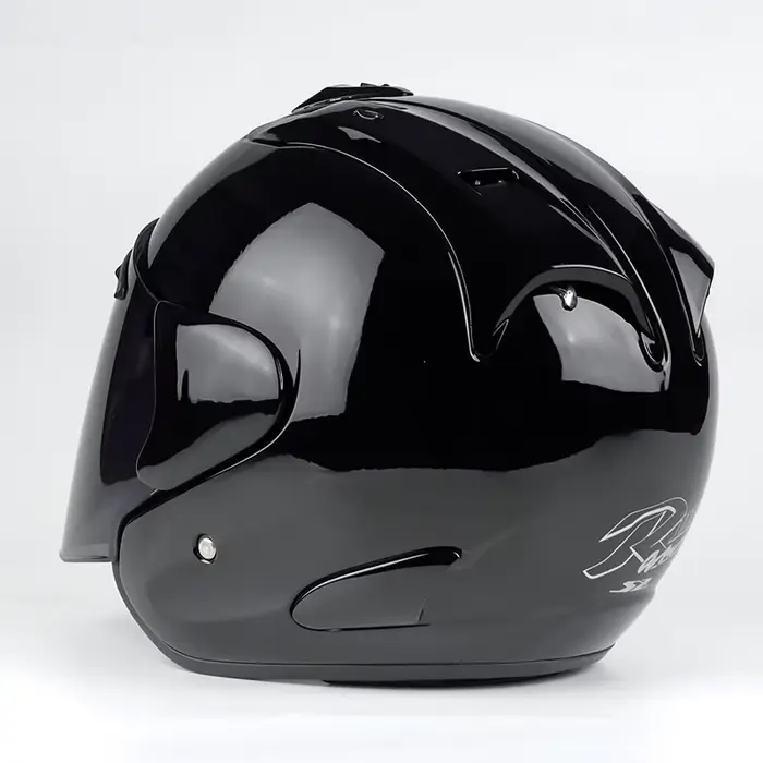 SZ Ram3 demi-casque noir brillant hommes et femmes moto tout-terrain été course Casque de sécurité