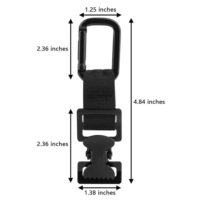 Clip de fixation pour gants et serviettes à design dentelé, pour serviettes, pantalons, ceintures, g