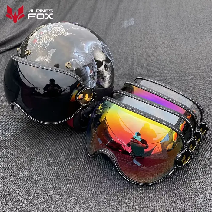 Visières de casque de Moto lunettes lentille