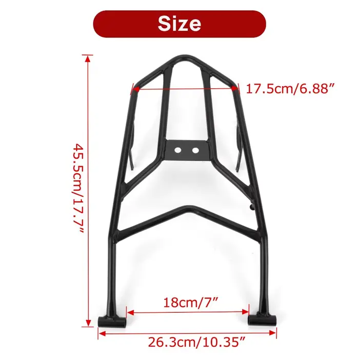 Porte-bagages de moto CRF300L rallye pour Honda CRF 300L