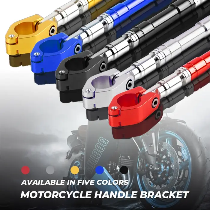 Poignée de guidon de moto, barre transversale réglable, support d'équilibre, régulateur de renfort d