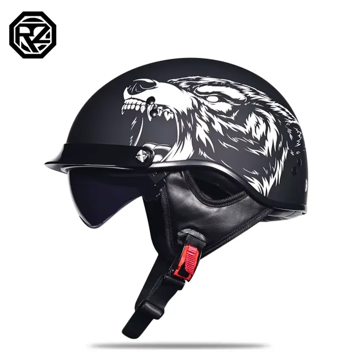 Casque De Moto rétro allemand classique