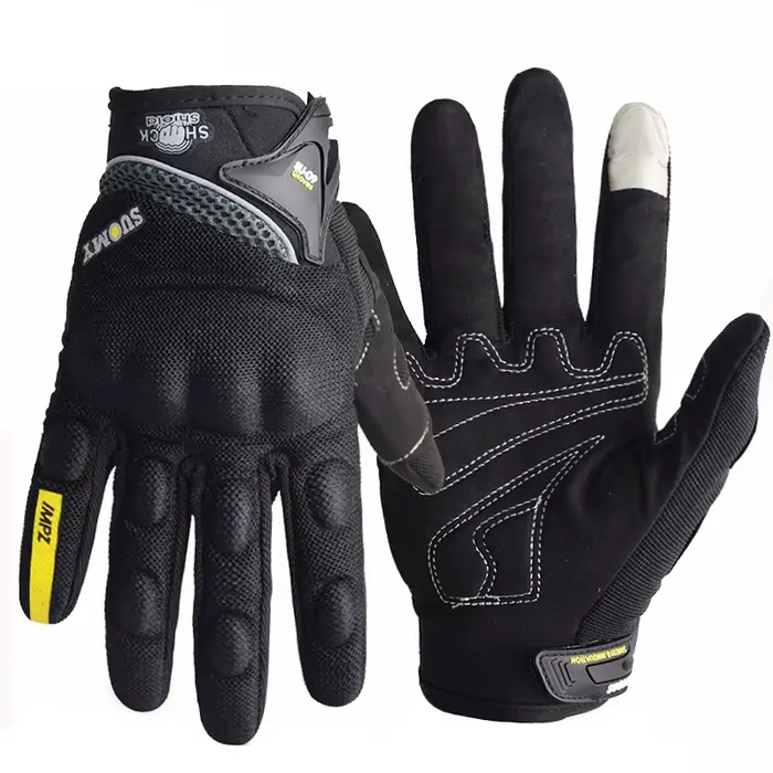 VEMAR-Gants de moto à écran tactile, mitaines de motocross colorées et brillantes, protection en TPU