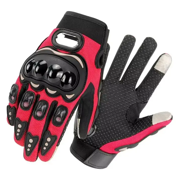 HEROBIKER gants de Moto en cuir véritable hommes respirant gants de course de Motocross gants printe