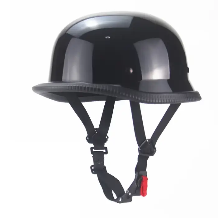 Casque de Moto Demi-Visage Vintage Rétro Allemand