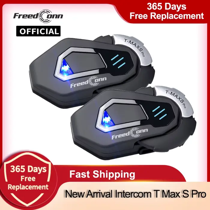 Nouveau FreedConn casque de Moto