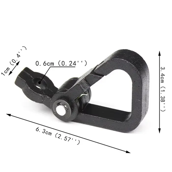 1 pièces crochet de moto casque de vélo crochet de verrouillage à ressort cintre universel adapté po
