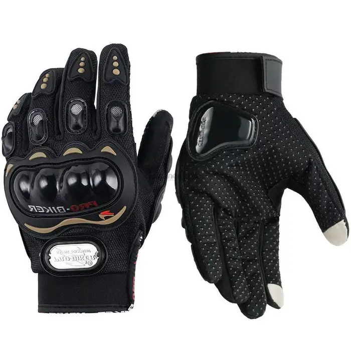 Gants de Moto gants de Moto respirants doigt complet protection écran tactile Guantes course Moto Mo