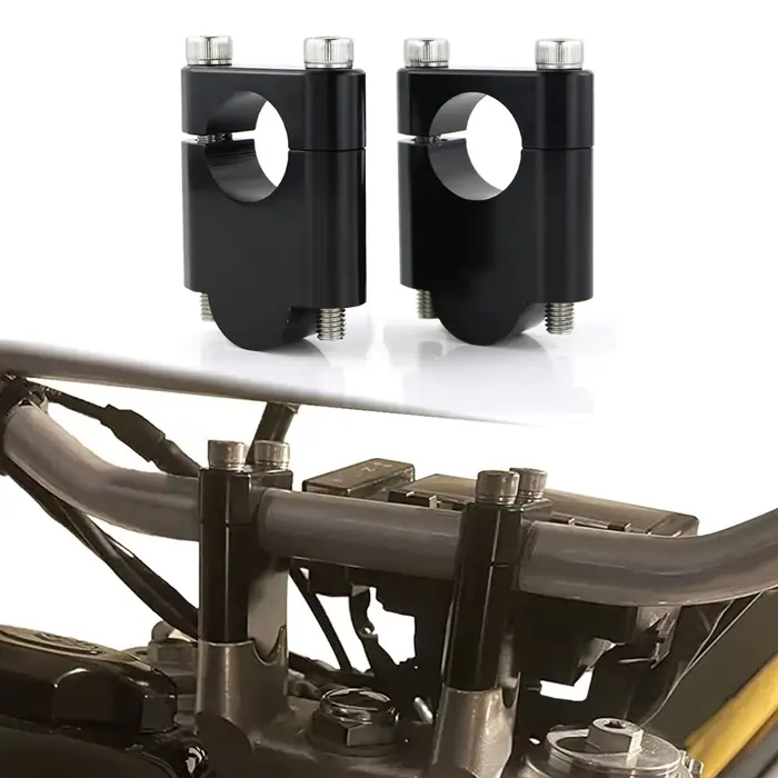 Pinces de montage pour rehausseurs de guidon, 22mm, 7/8 pouces, adaptées à Honda Grom MSX125 ST1100 