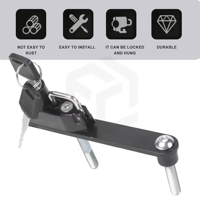 Cadenas Antivol pour Casque de Moto