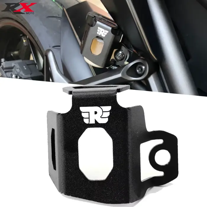 Pour Royal Enfield Bullet/Meteor/Classic 350 500 moto frein arrière réservoir de liquide garde couve