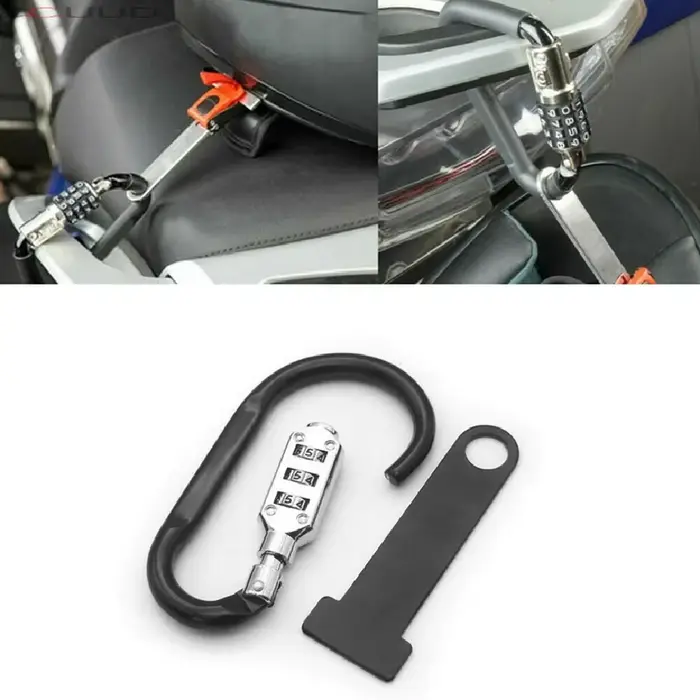 Serrure de casque de moto antivol