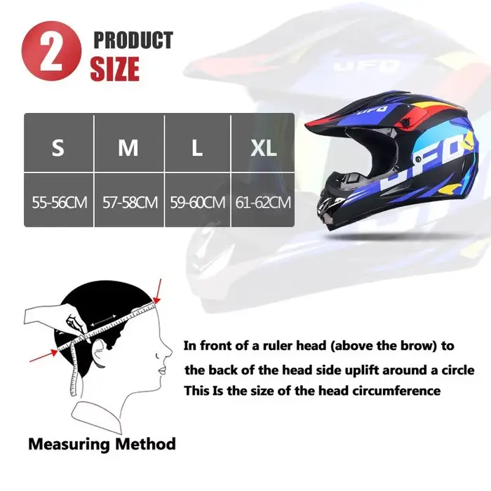 Casque de moto tout-terrain professionnel pour adultes et enfants