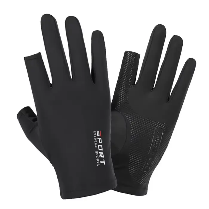 Gants de course de moto en soie glacée pour hommes et femmes, Sports de plein air, Fitness, conduite