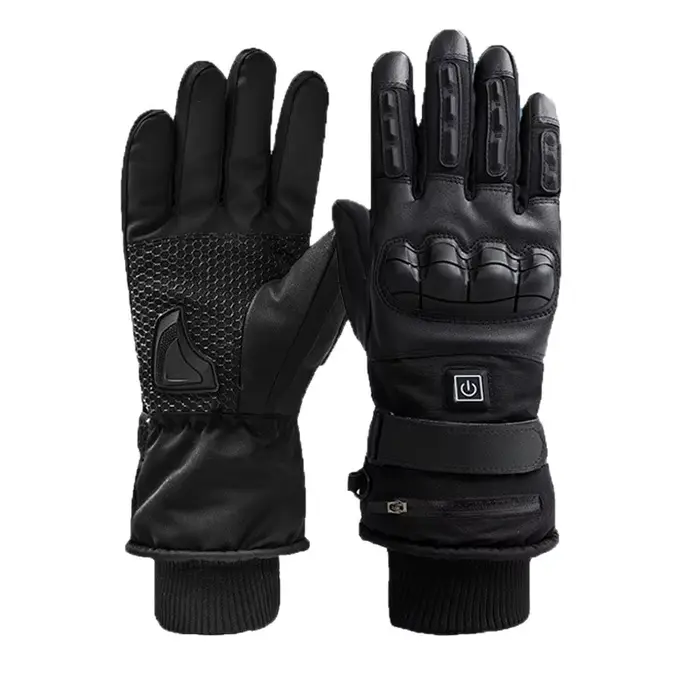 Gants électriques chauffants pour écran tactile pour hommes, hiver en plein air, moto, équitation, i