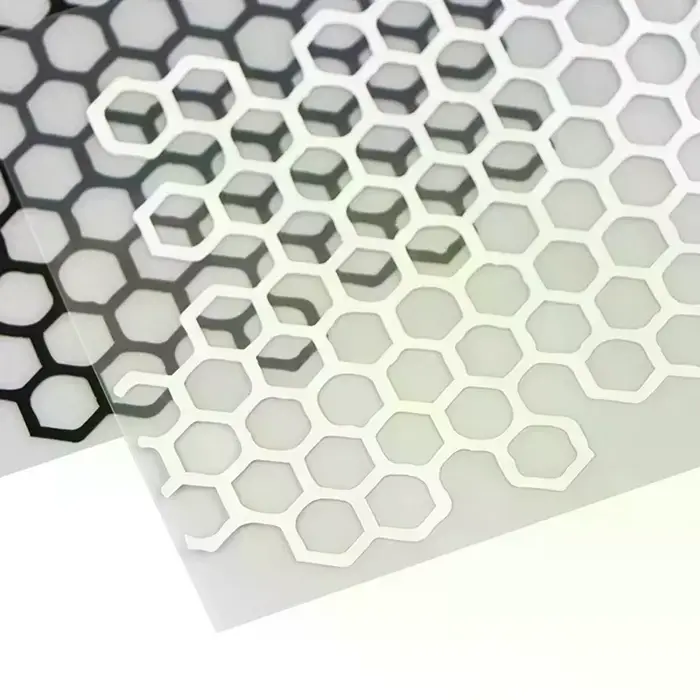 Autocollants de casque en nid d'abeille pour moto