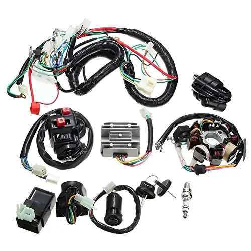 Ensemble complet de bobine de harnais électrique pour moto ATV QUAD 125 150 200 250cc