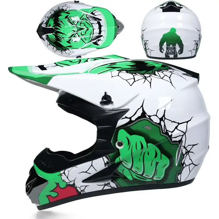 Casque de moto tout-terrain pour enfants et adultes