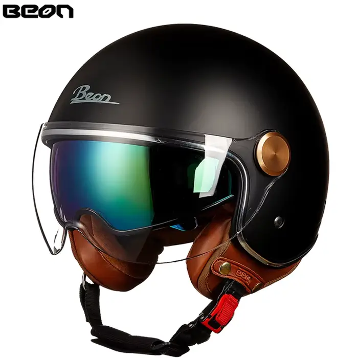 Casque de moto BEON B120 avec double visière