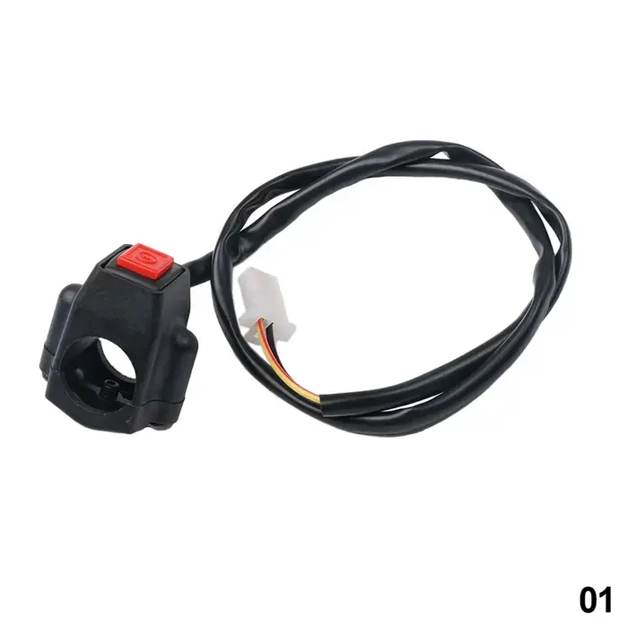 Bouton de poignée de commutateur pour moto, 22mm, pour lampe de travail, montage sur guidon, marche