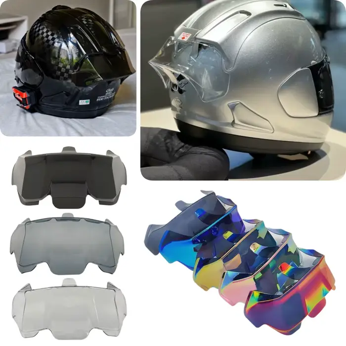 Accessoire de garniture arrière pour casque de moto Arai RX-7X