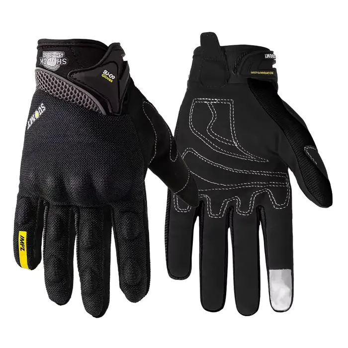 Suomy SU-09 Gants de moto d'été en maille respirante, gants de moto unisexes, gants de motocross à é