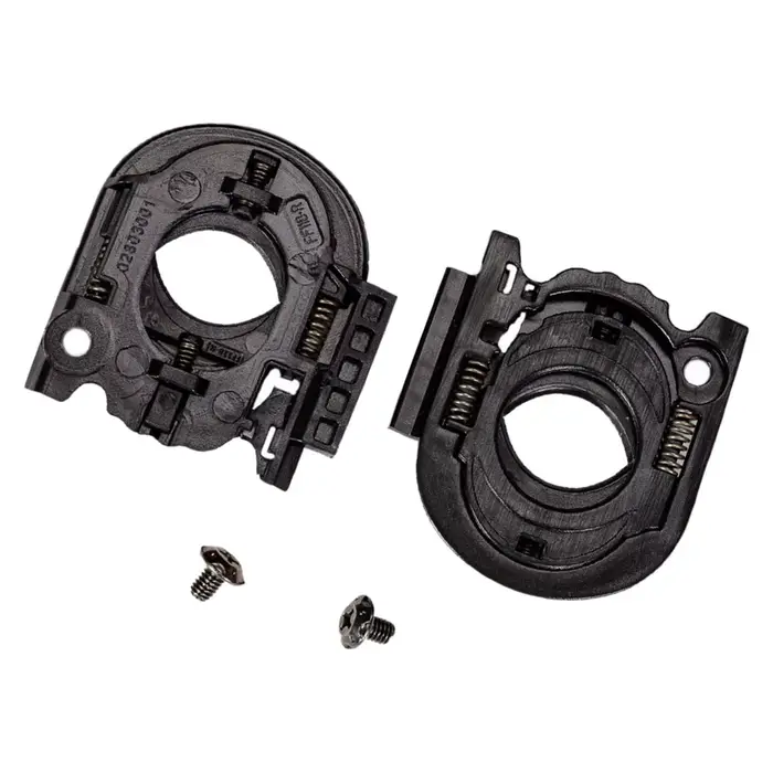 Base de protection pour visière de casque, 2 pièces, pièces de réparation professionnelles, gauche e