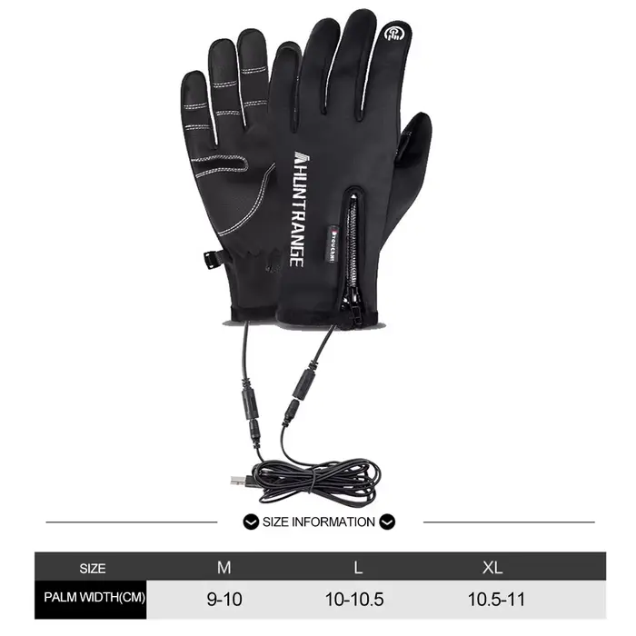Gants chauffants USB, rechargeables, électriques, thermiques, chauds d'hiver, pour snowboard, alpini