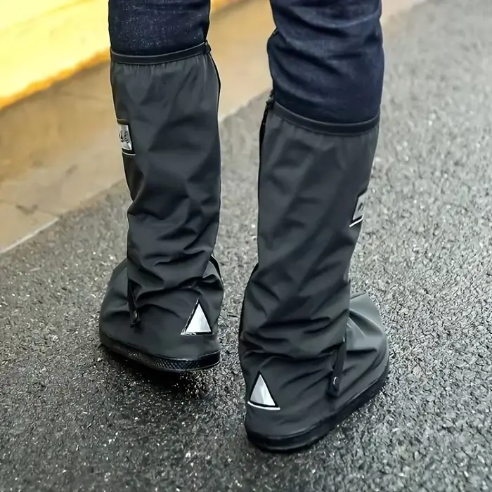 Couvre-chaussures de moto imperméables pour motard