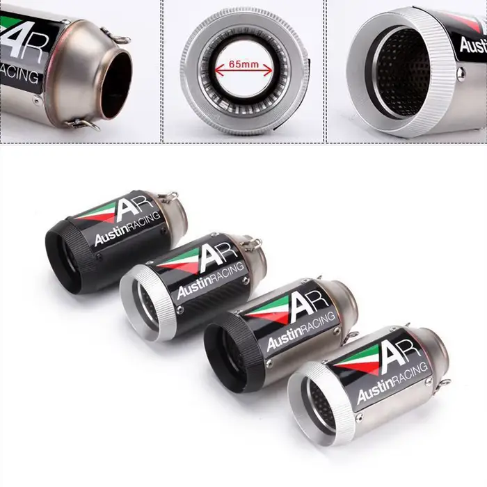 Silencieux de Moto Universel pour Kawasaki Yamaha Honda Suzuki Benelli S1000RR Z900 Tmax 530 R6 FZ6,